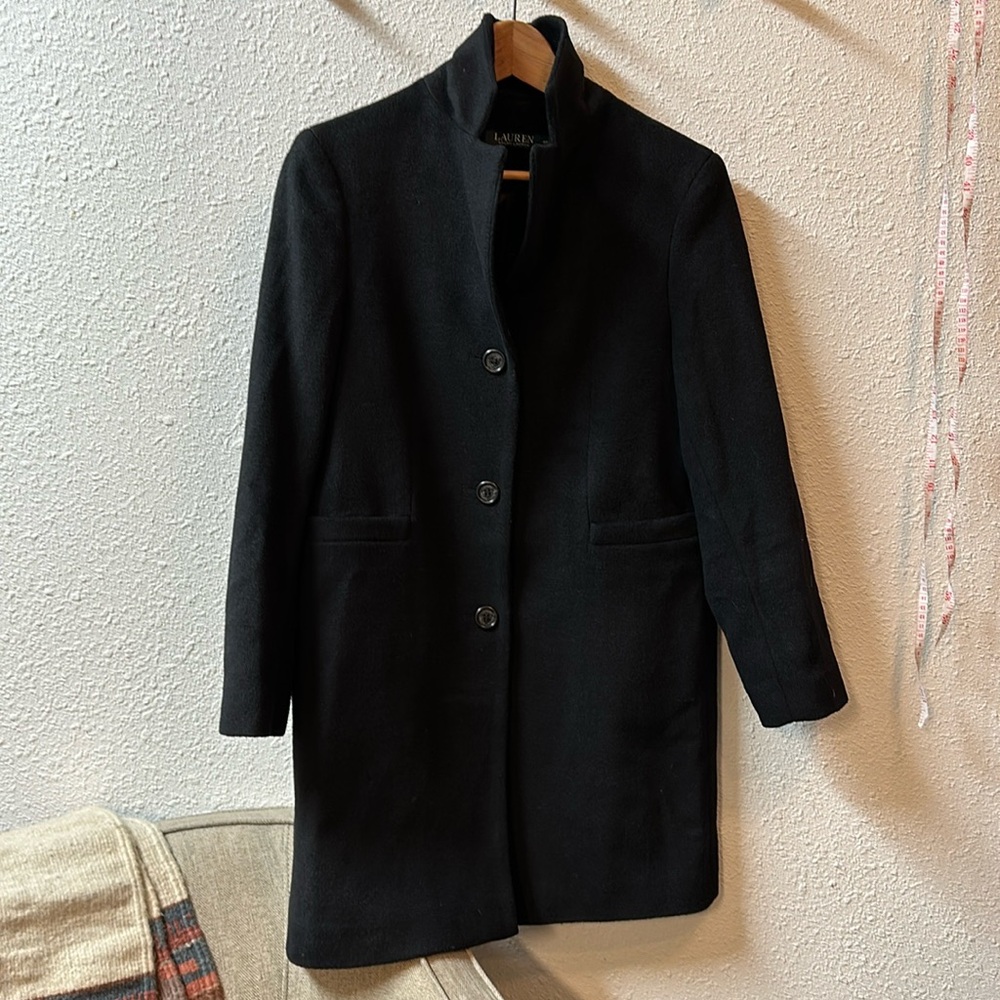 Lauren Ralph Lauren 3 button clean classic peacoat